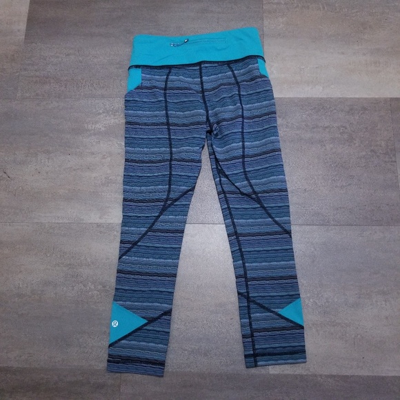 SOLD Lululemon Pace Rival Crop Size 4 - Picture 5 of 5